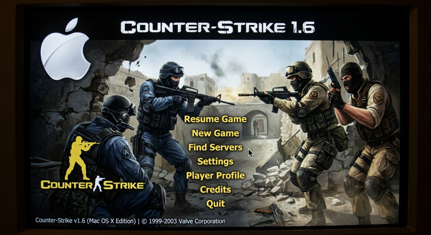 cs 1.6 на MAC OS